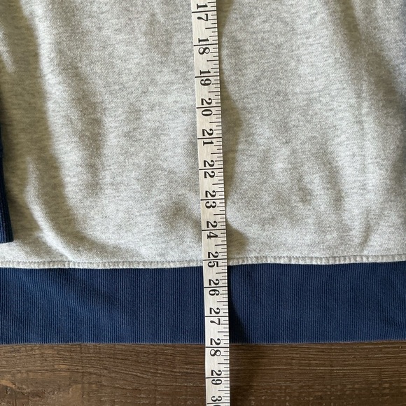 Hurley Mens Light Heather Grey Navy University Pullover Hoodie Large - Picture 5 of 6